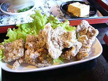 鯨の竜田揚げ
