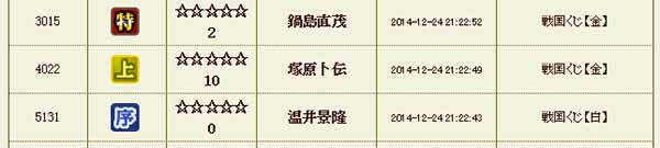 新武将直後(1回目)