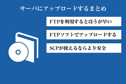 サーバにアップロードするまとめ