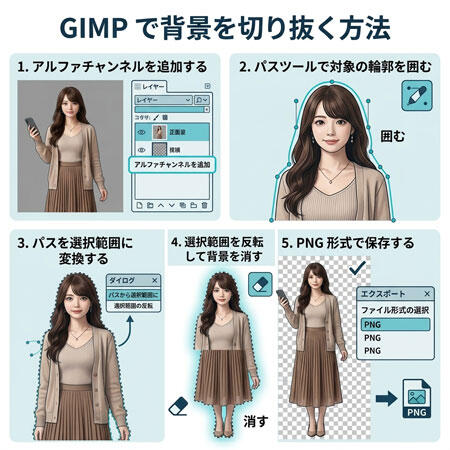画像の背景を切り抜くまとめ